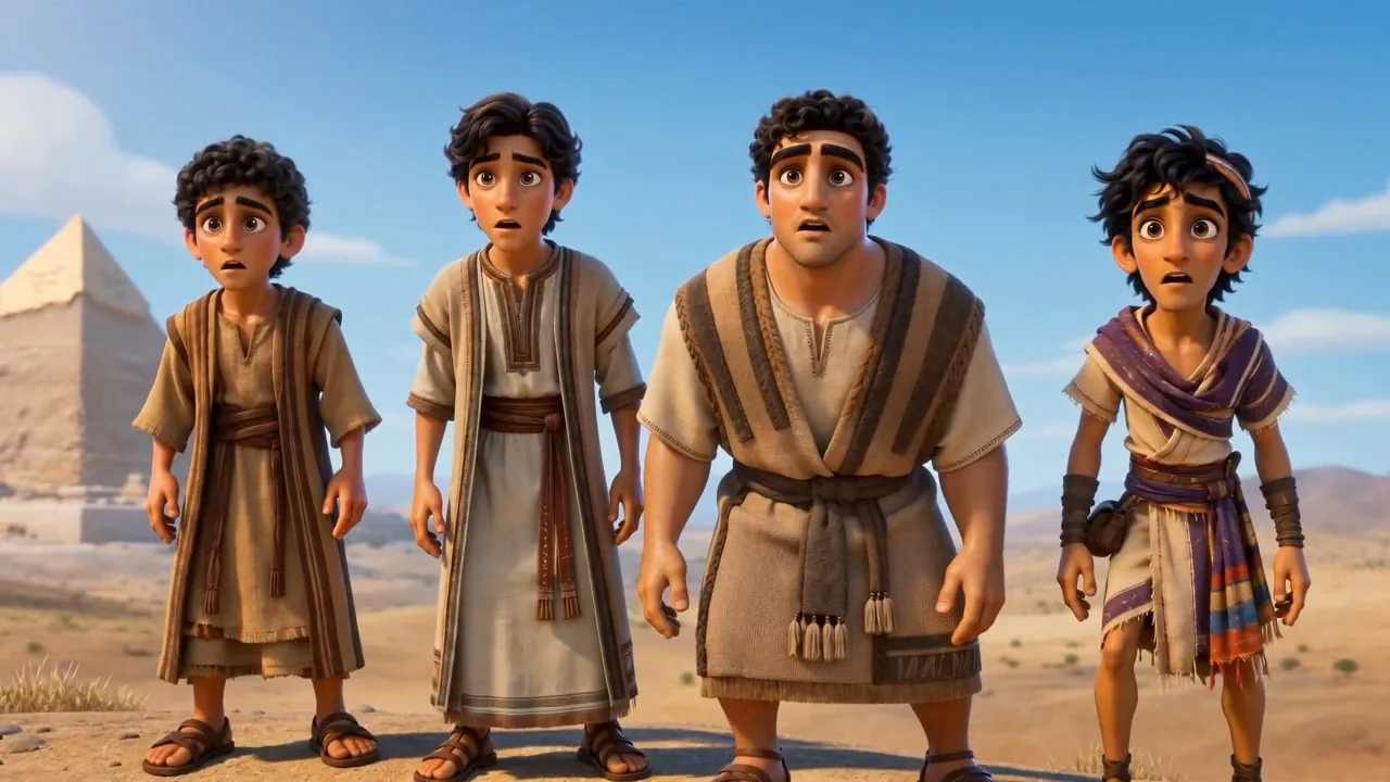 They stand up slowly, staring at what fills the horizon
