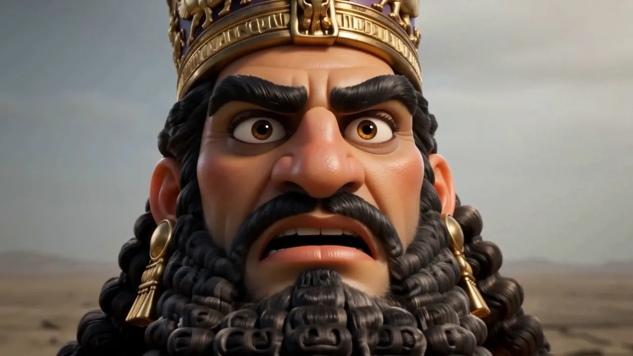 The king's eyes go wide — that is HIS dream