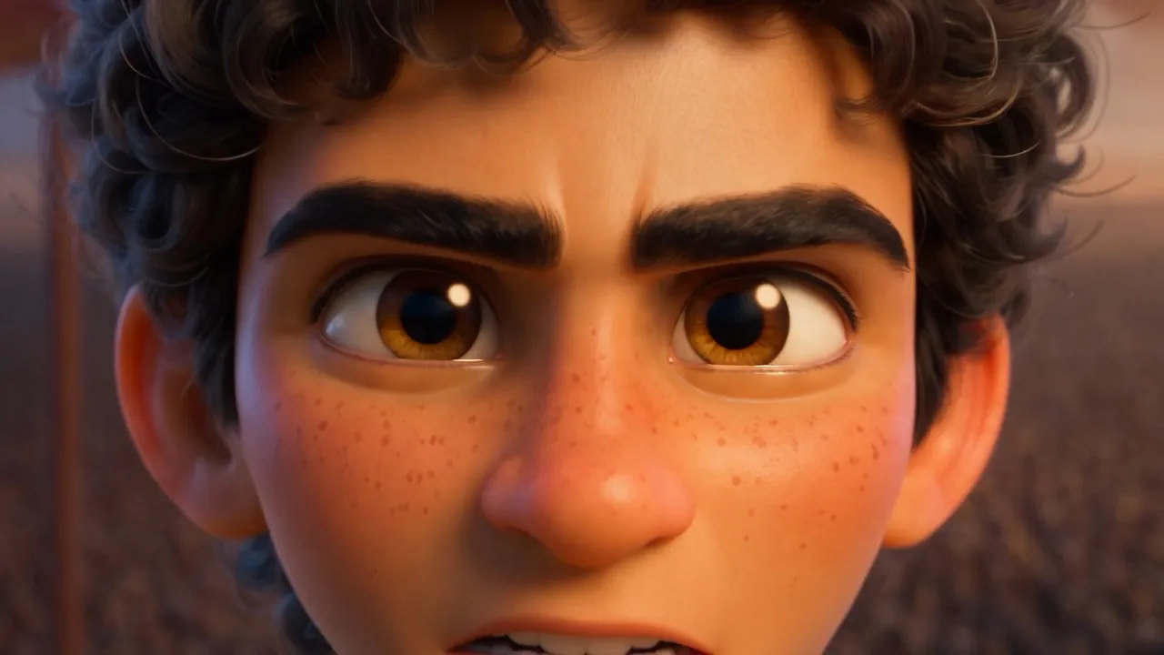 Hananiah's eyes hold steady