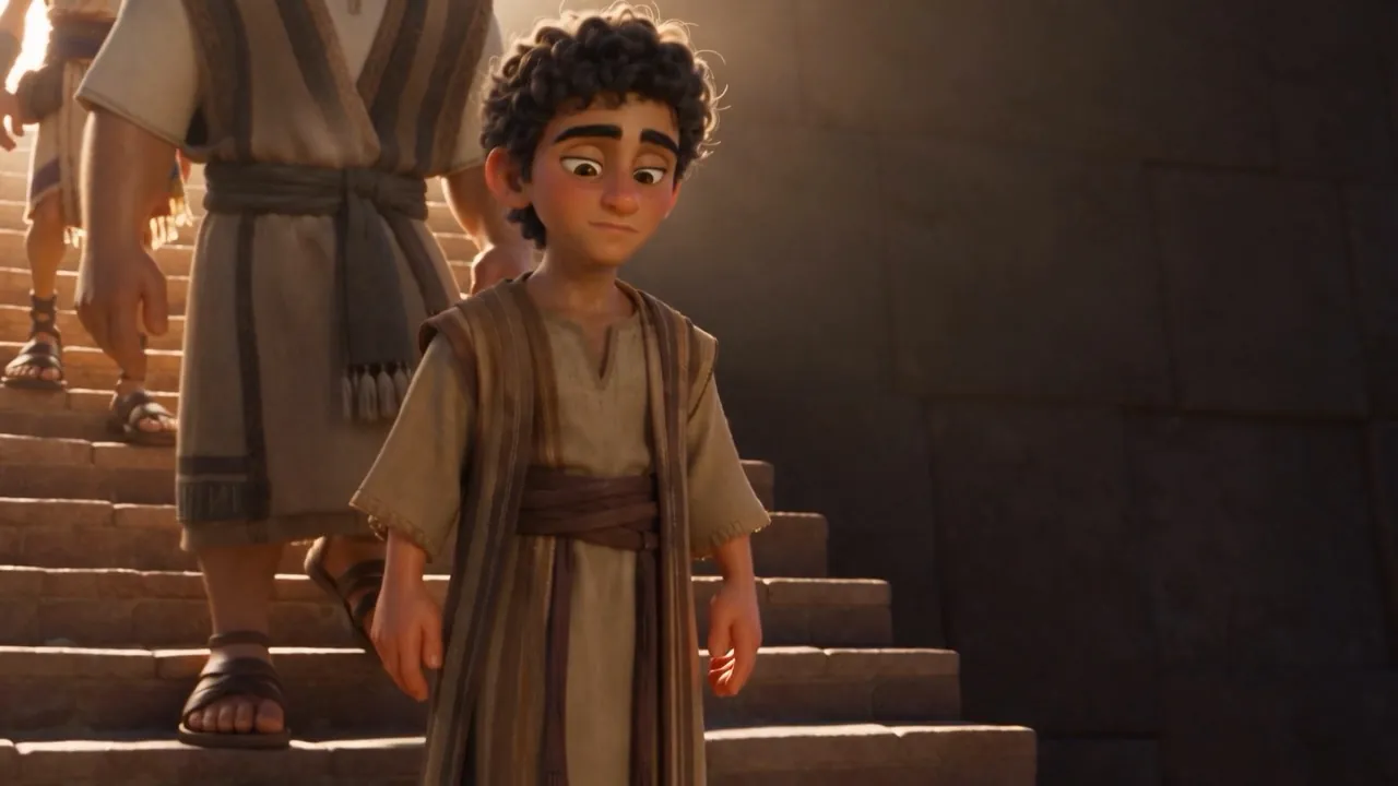Hananiah descends, not a mark on him