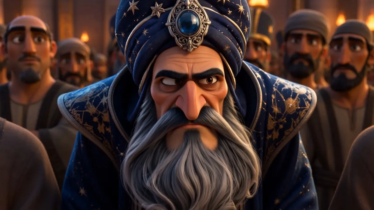 The old astrologer stares, thunderstruck