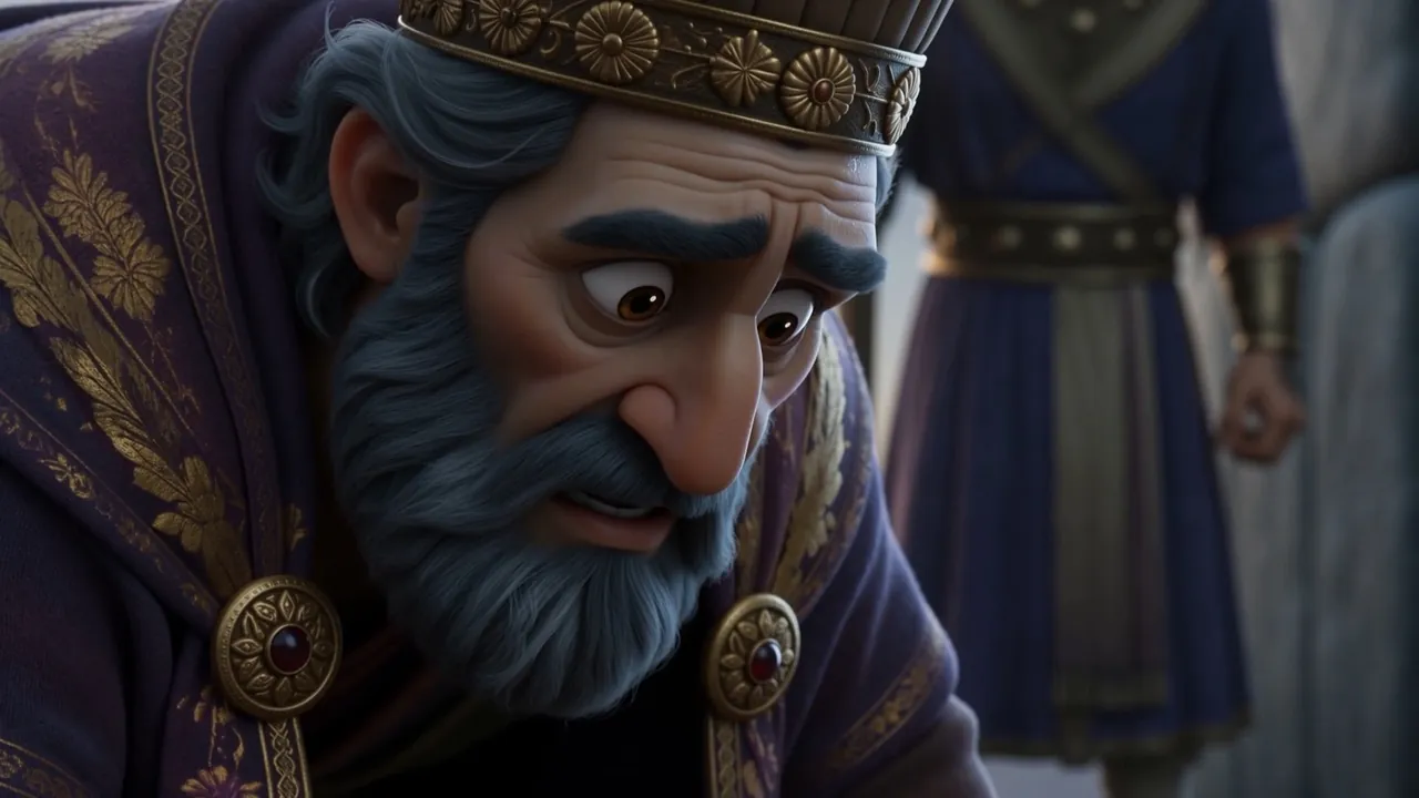 His hand presses flat on the unbroken seal