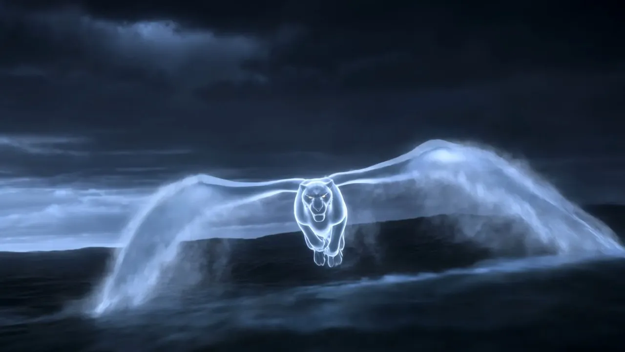The third: a leopard with four wings