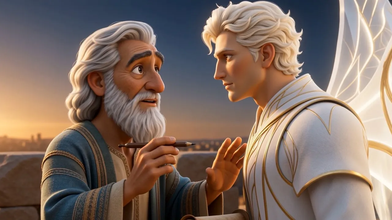 So somebody comes and explains it to him