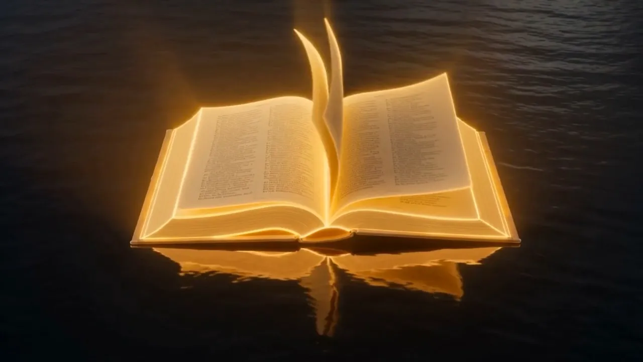 And then a book, opening