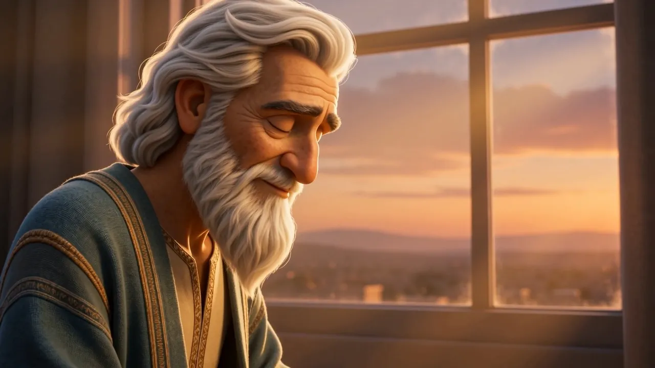 Toward a city he has never once stood in