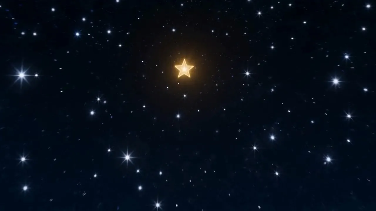 One small, steady, entirely unremarkable light