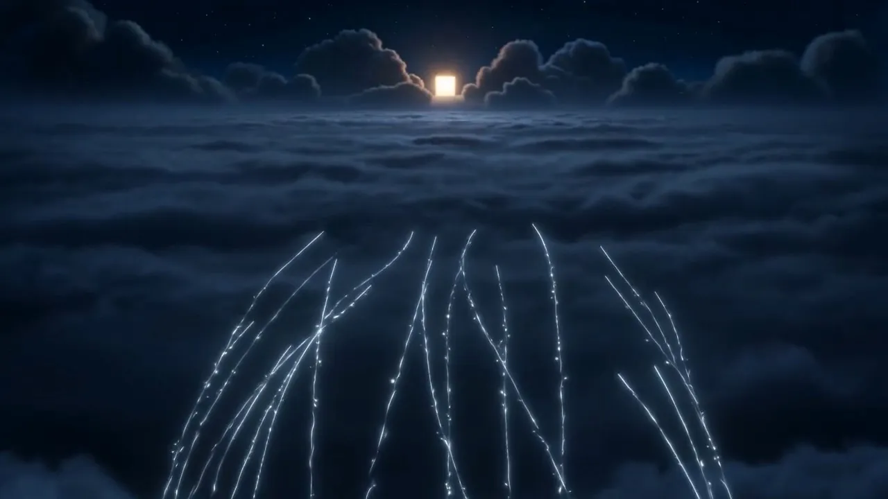 The cry rises through the smoke