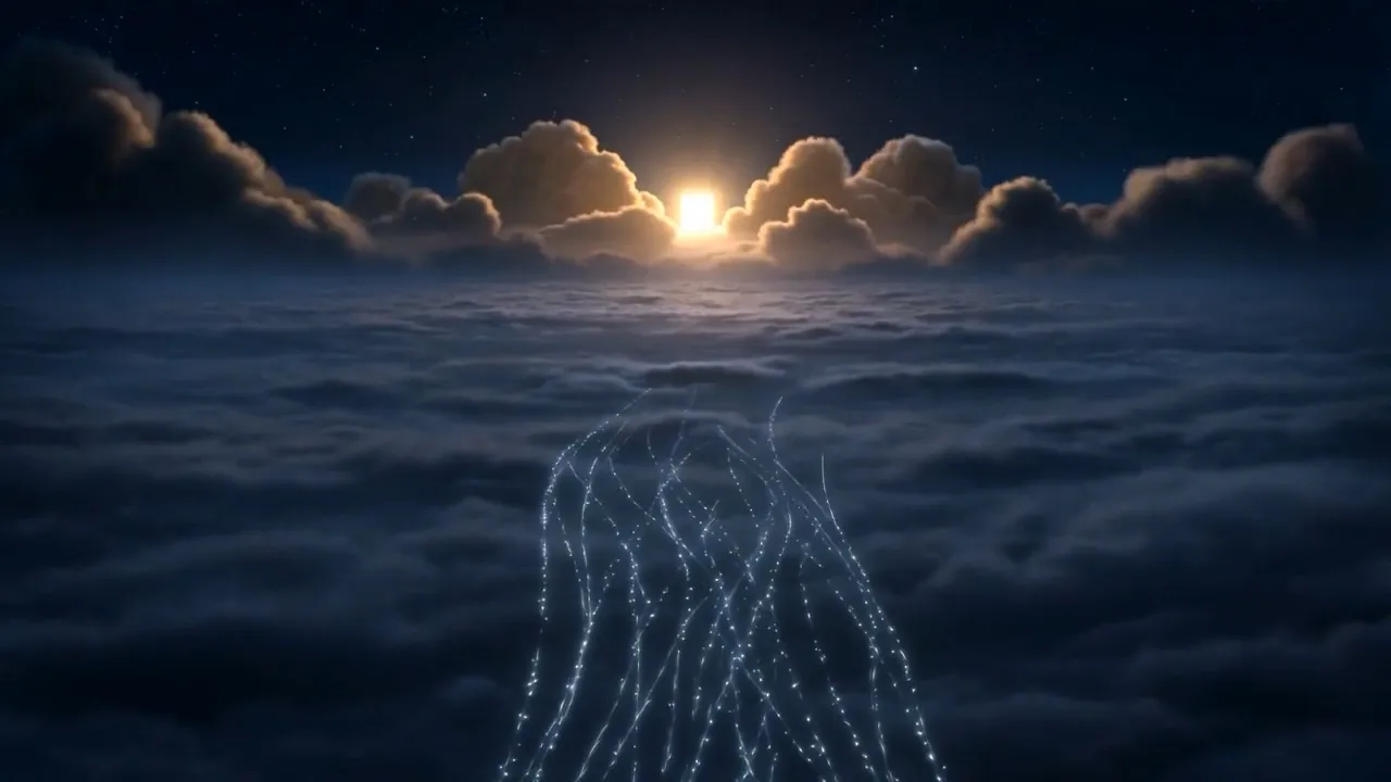 Up, and up, toward the gates of heaven