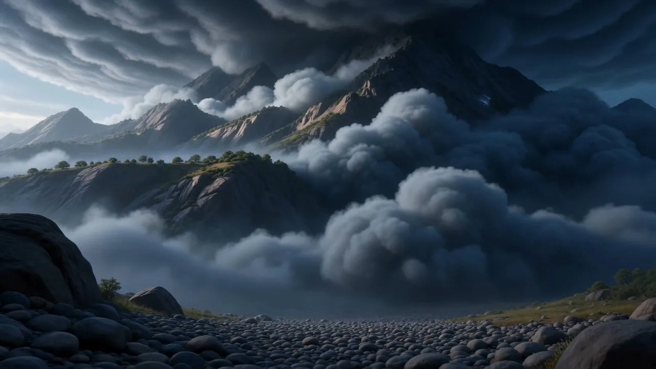 A gorge where the thunder is kept