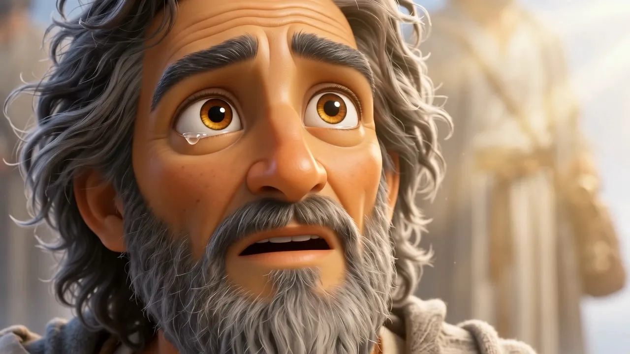 And an old shepherd starts crying