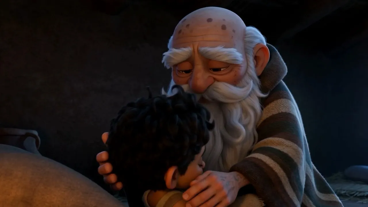 His grandfather does not tell him it was nothing
