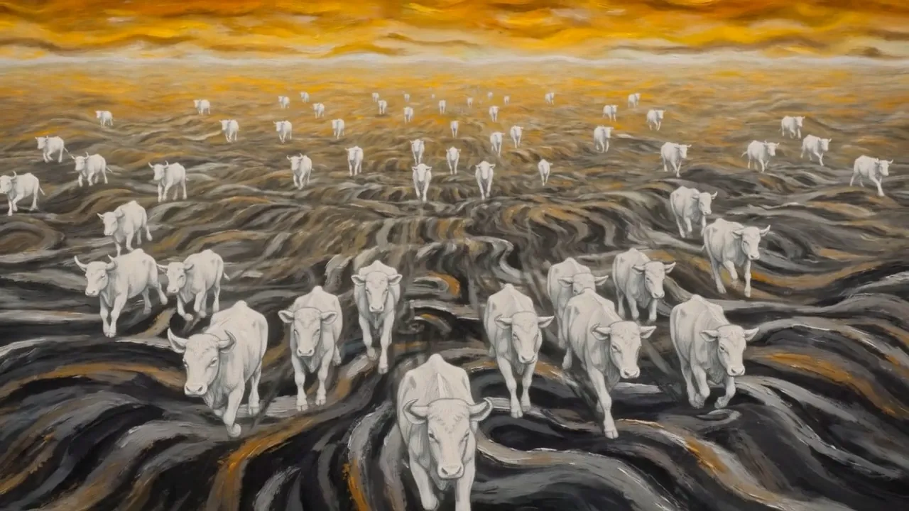 The second dream comes as a painting