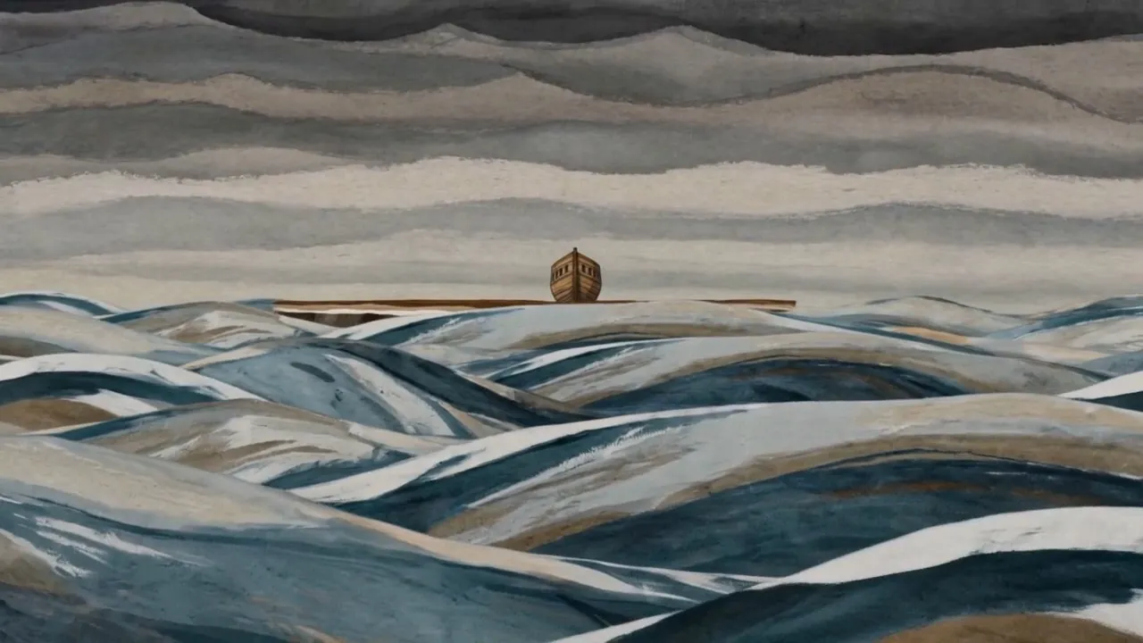 And the painted sea takes everything else