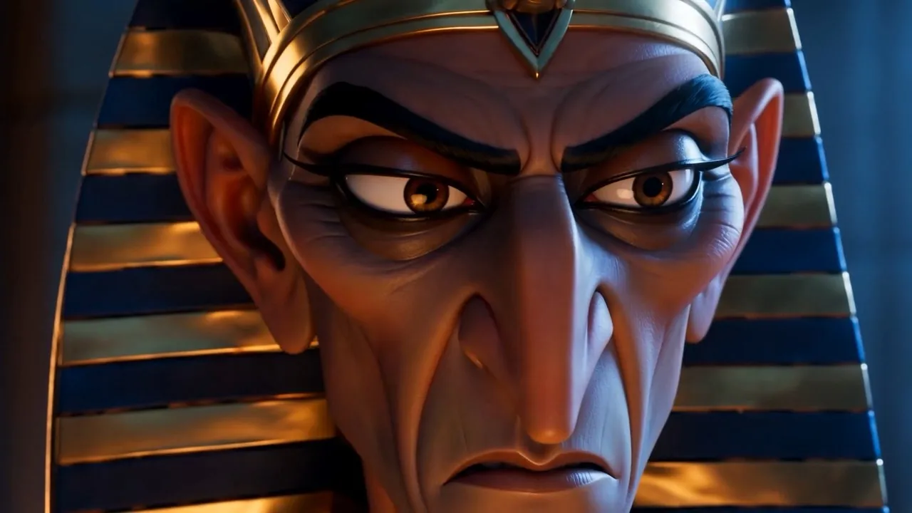 The new king's face: cold, certain