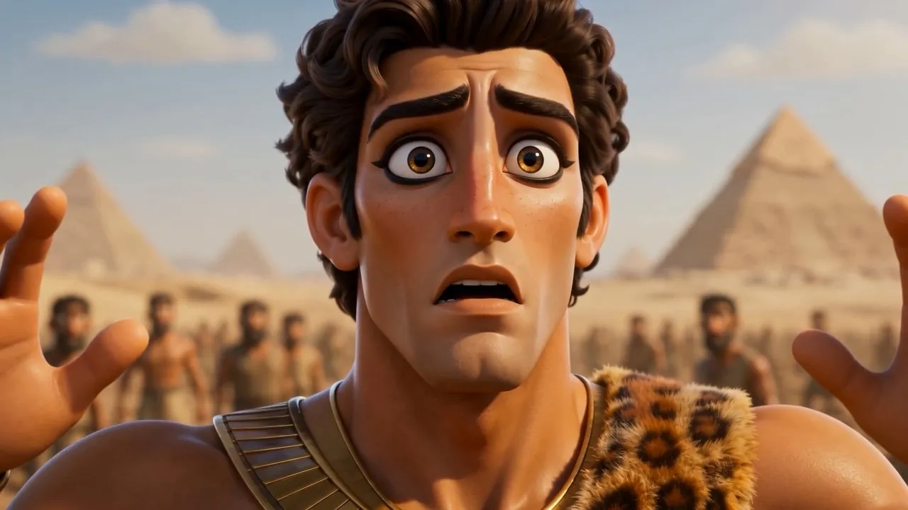 Moses' face drains — Pharaoh will hear of this
