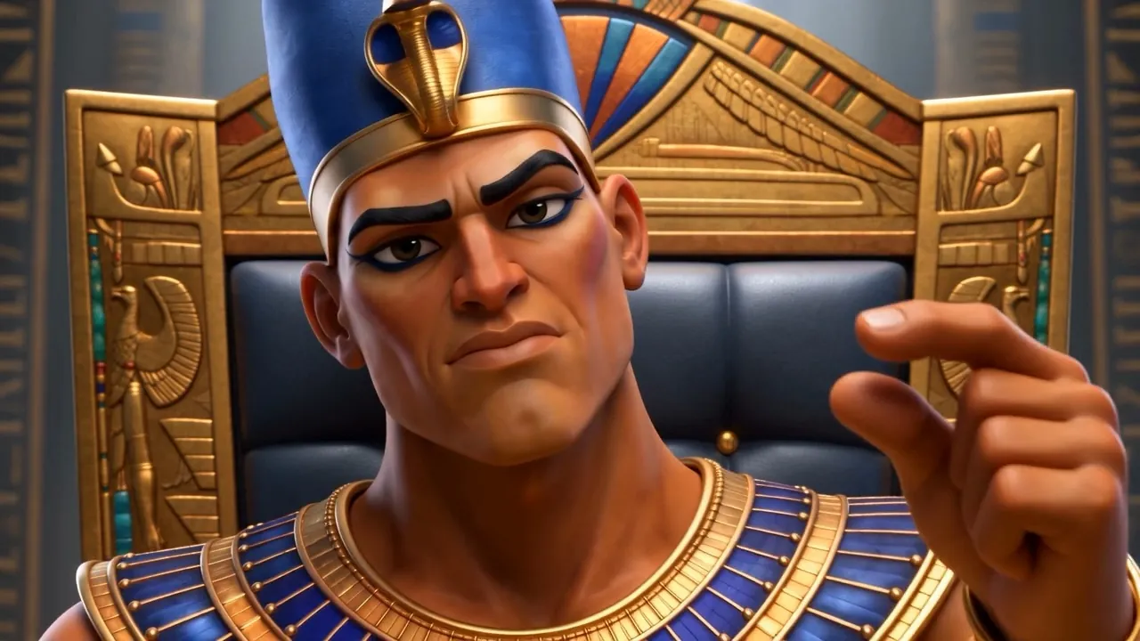 Back in the court, Pharaoh wants a demonstration