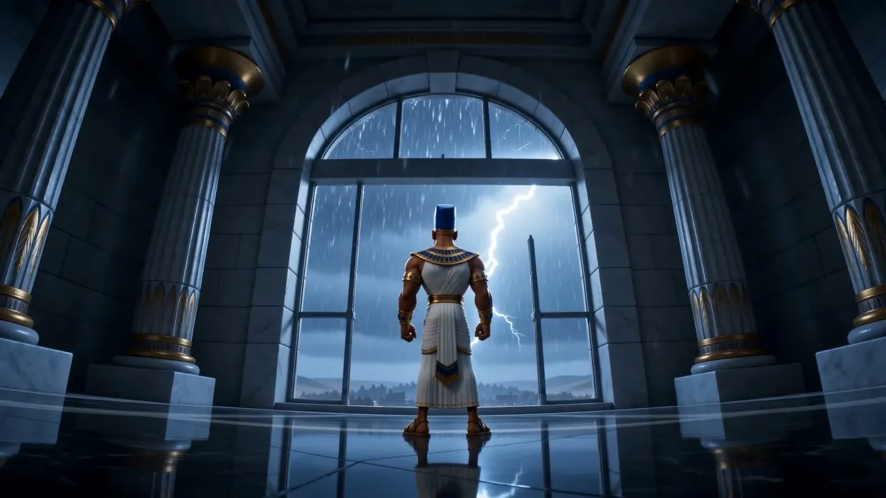 Pharaoh, soaked and shaken: I have sinned this time
