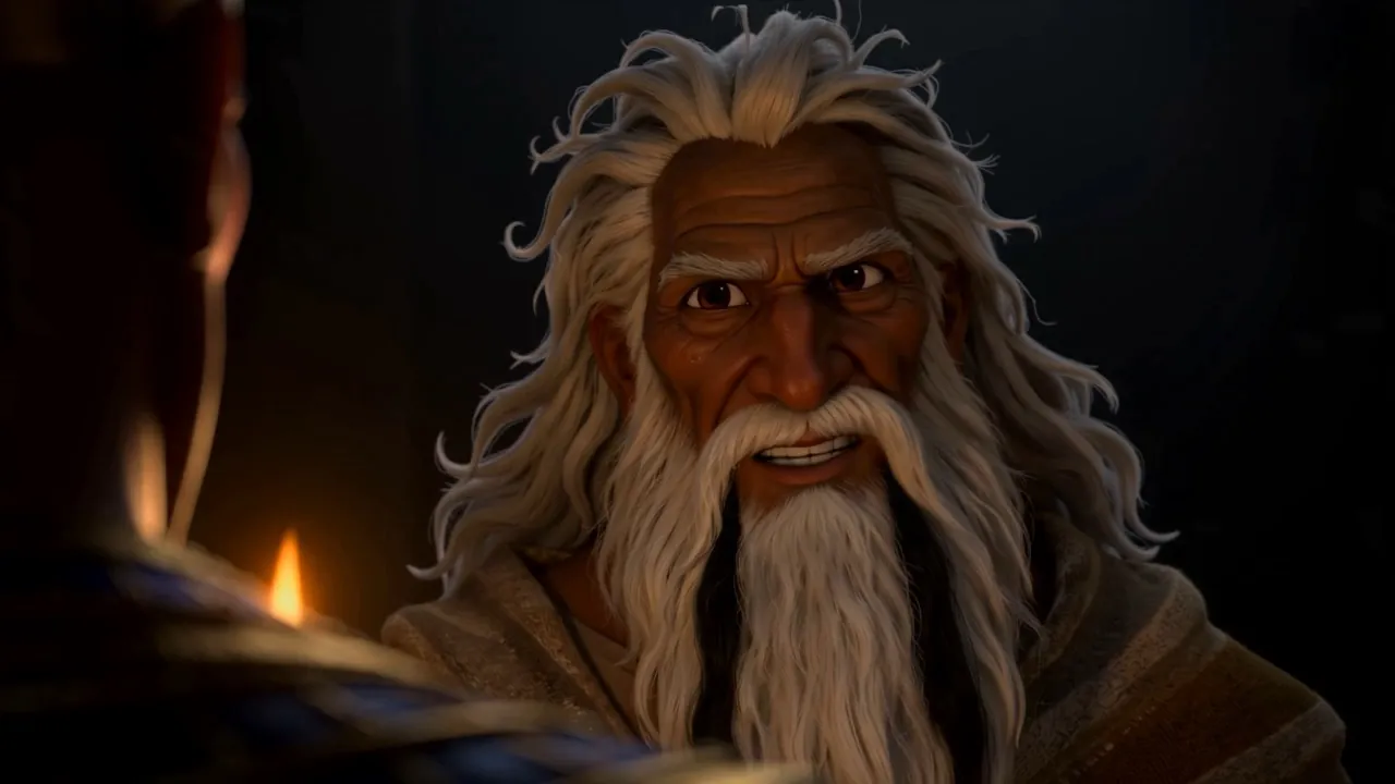Not a hoof shall be left behind, says Moses in the dark