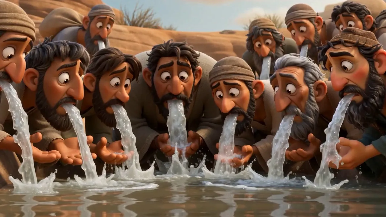 The water runs sweet, and the people drink