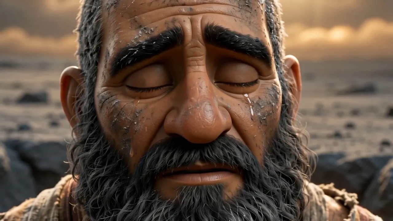 His eyes close