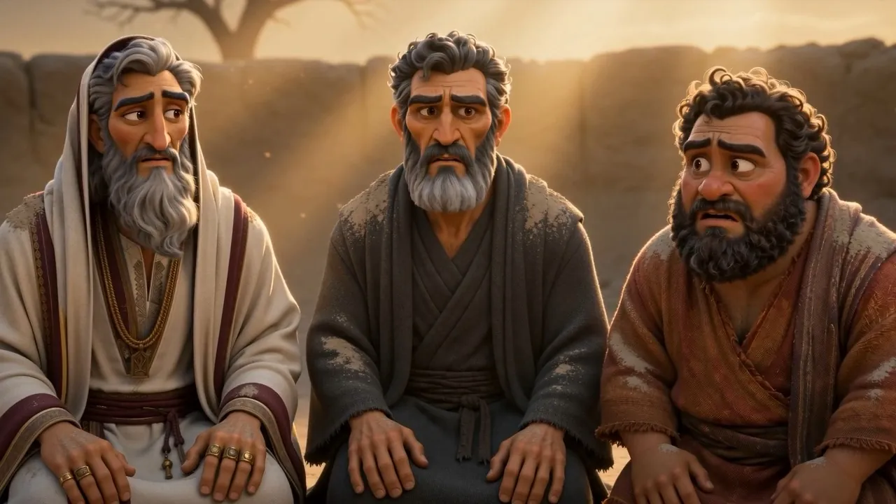 They sit in a row, chastened