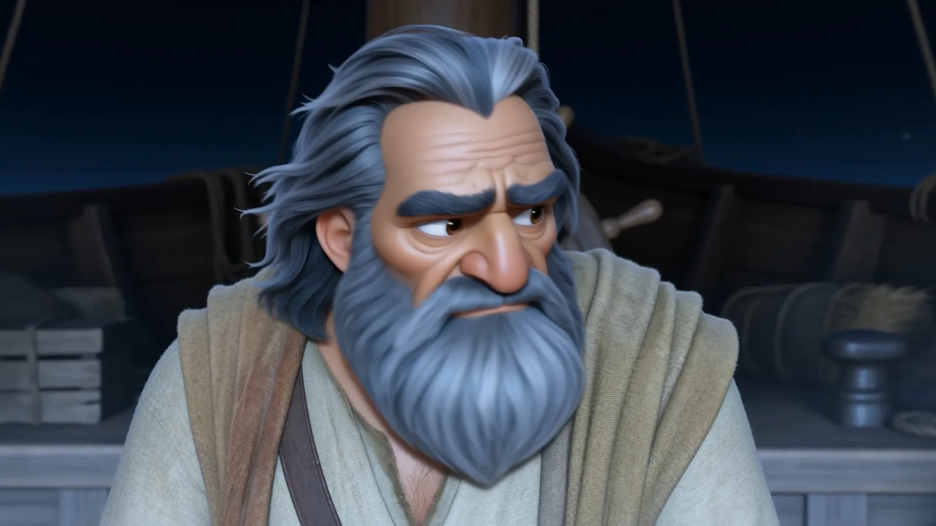 Jonah glances back over his shoulder