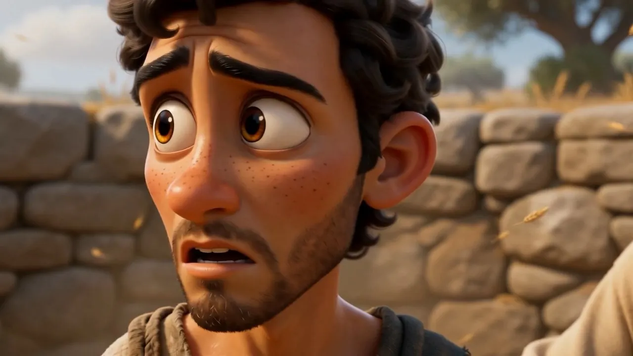 Close on Gideon's face — disbelief