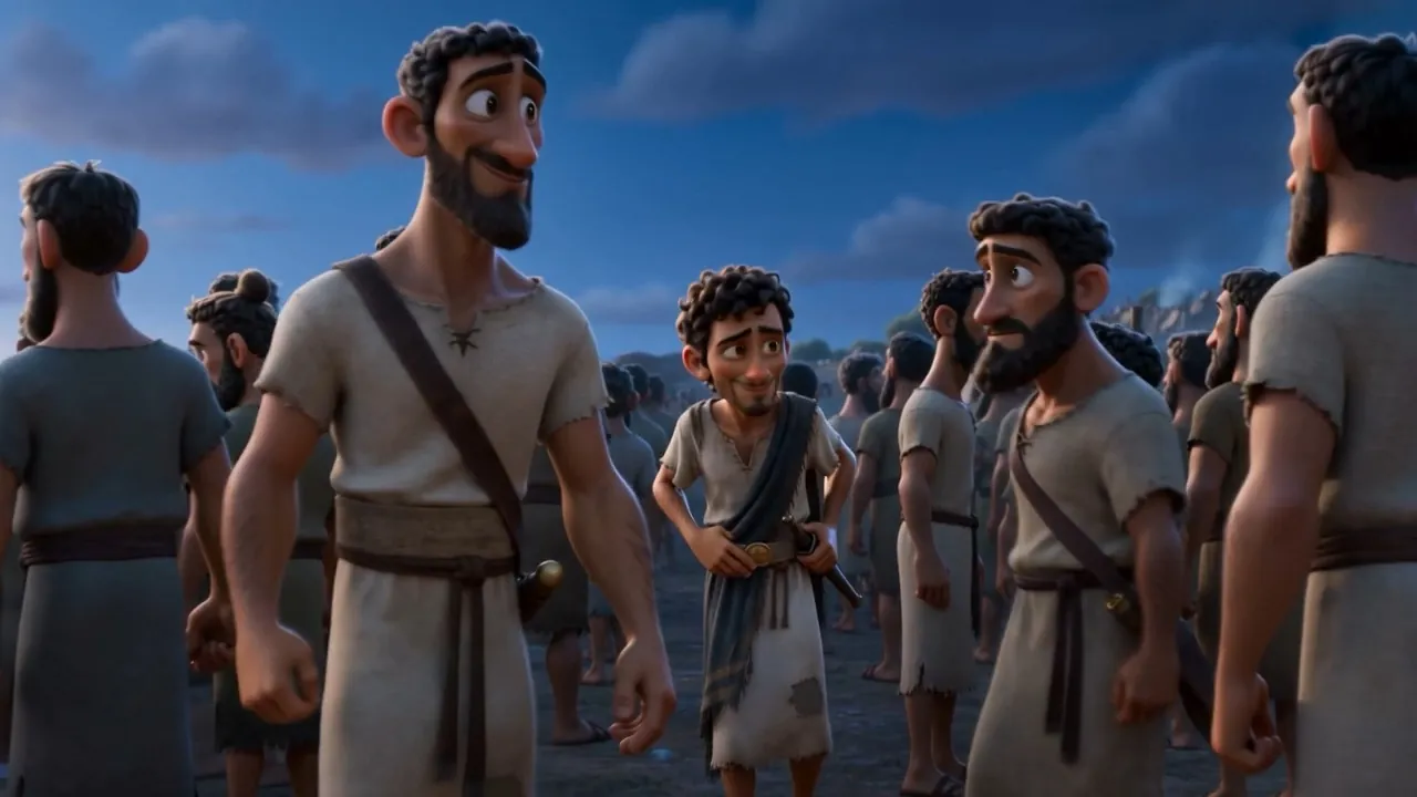 Gideon walks out among them