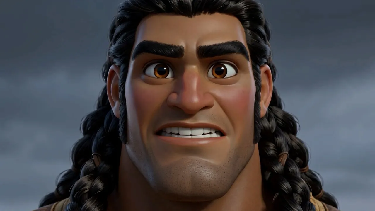 His face when he understands what his fire has cost