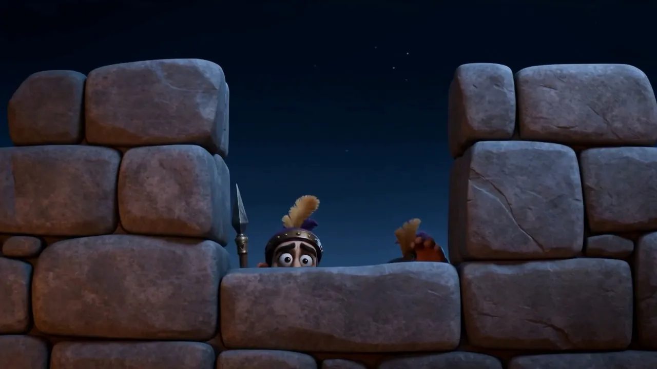 They settle in, sure they have him trapped inside