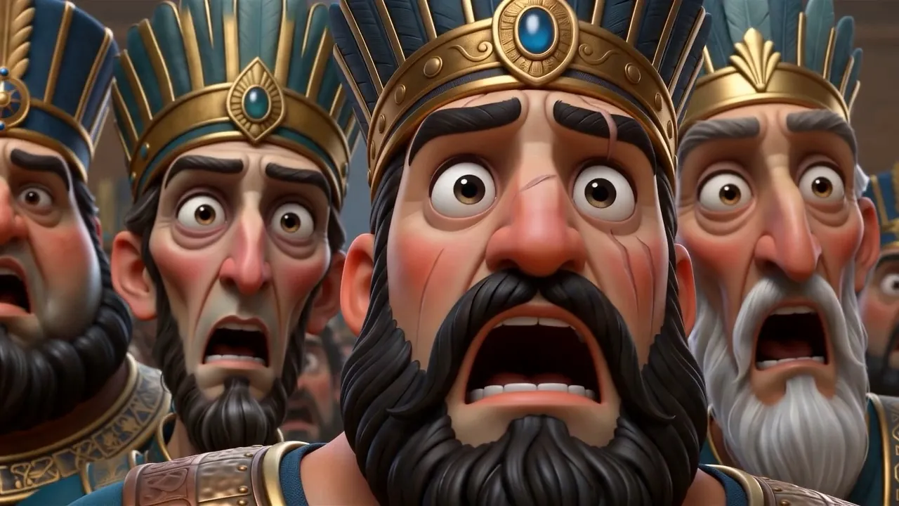The lords' faces as they understand, far too late