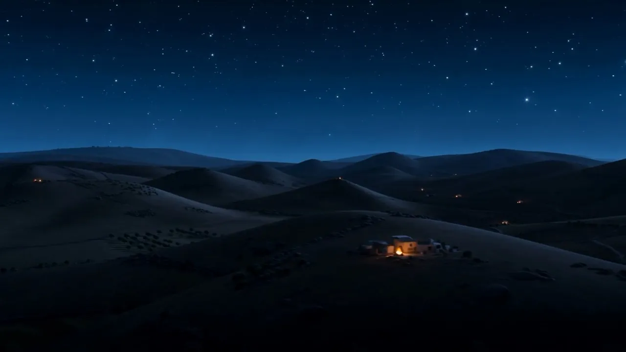 The valleys going dark one by one