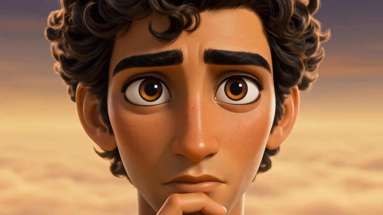 His eyes move as the possibilities go by