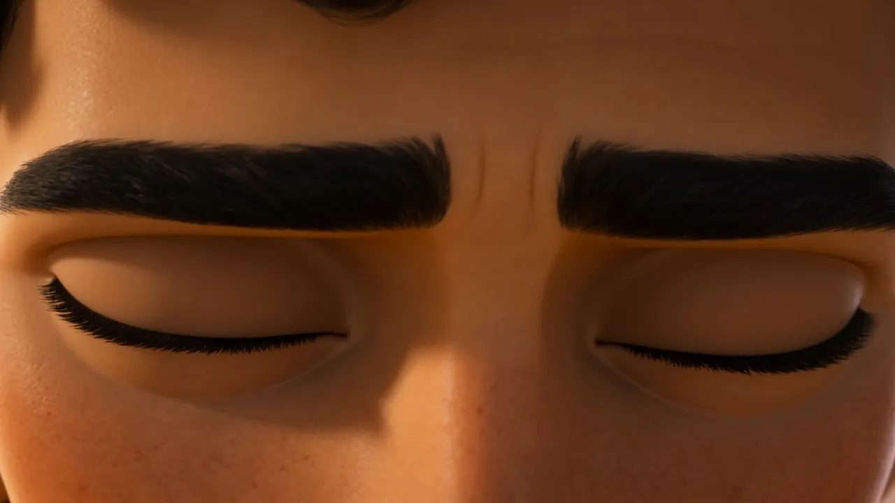 He closes his eyes and decides