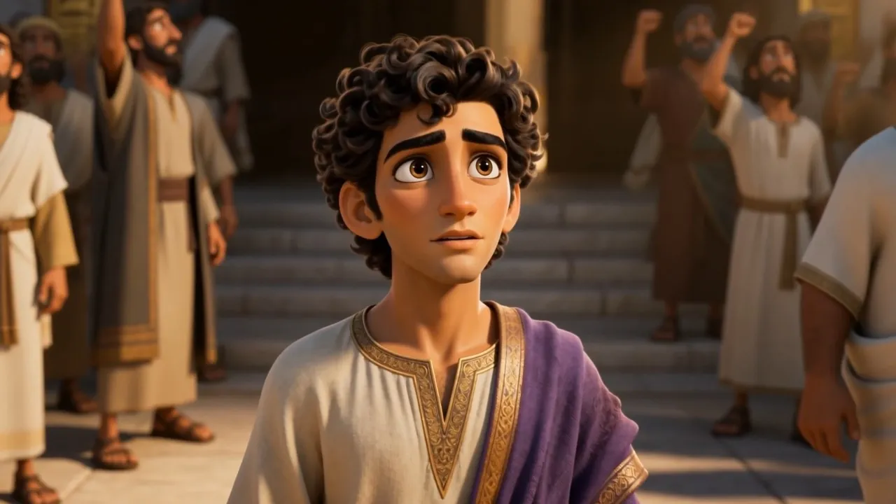 Solomon watches it pass, unable to speak
