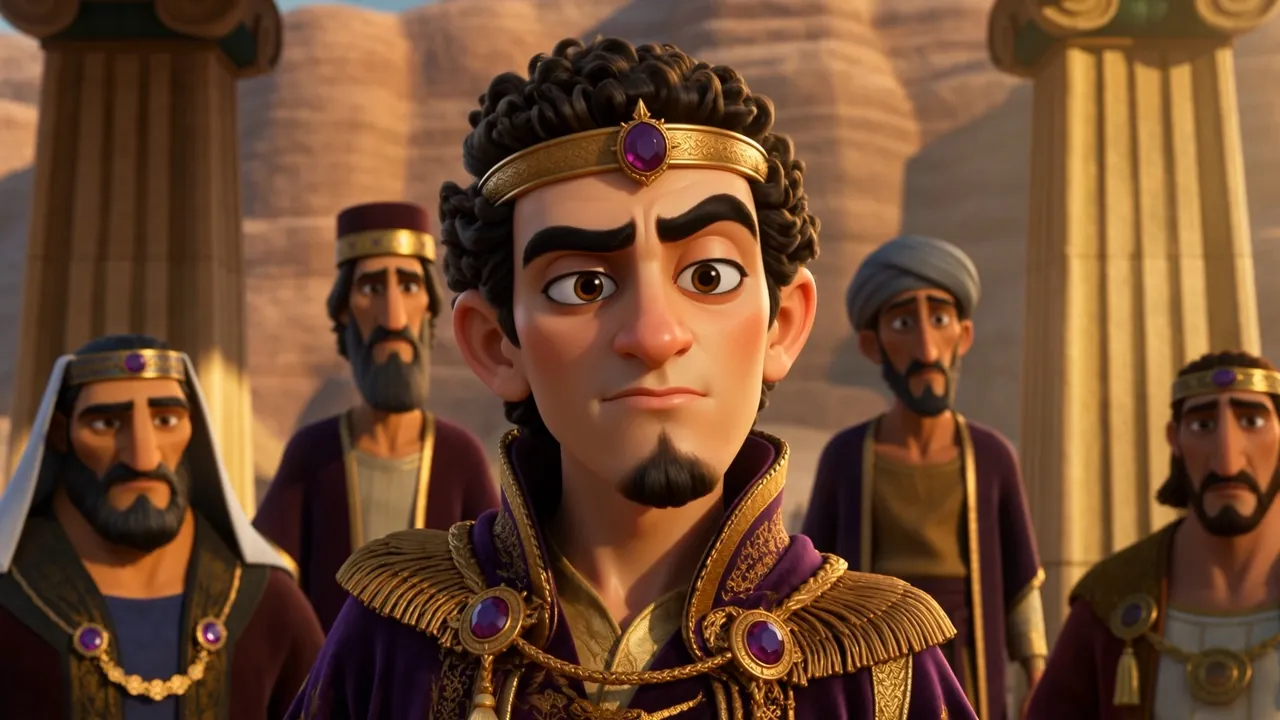 But the young king is not really listening