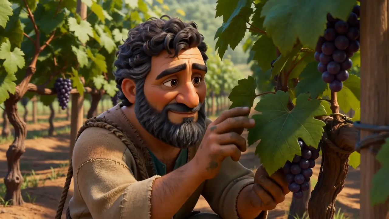 He works down the row he has known all his life
