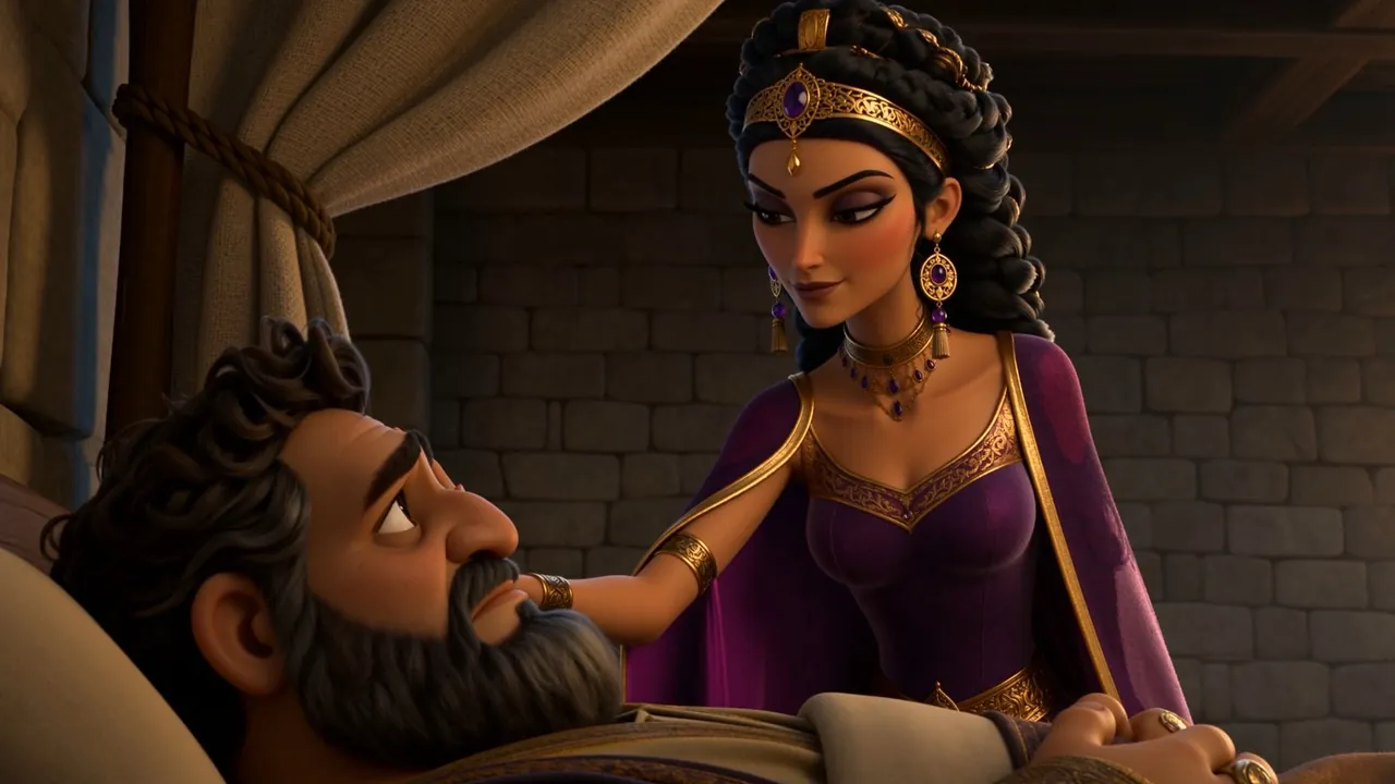She pats his cheek: I will get you the vineyard