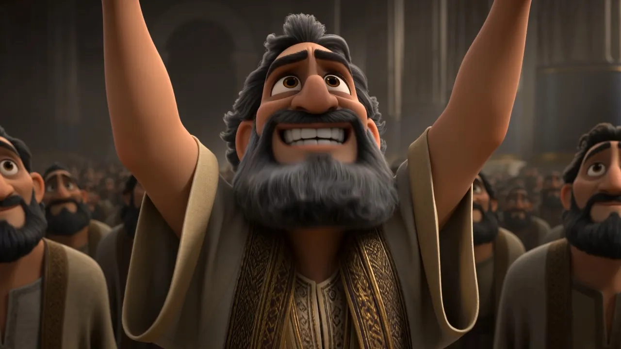 Arms raised: go up and prosper!