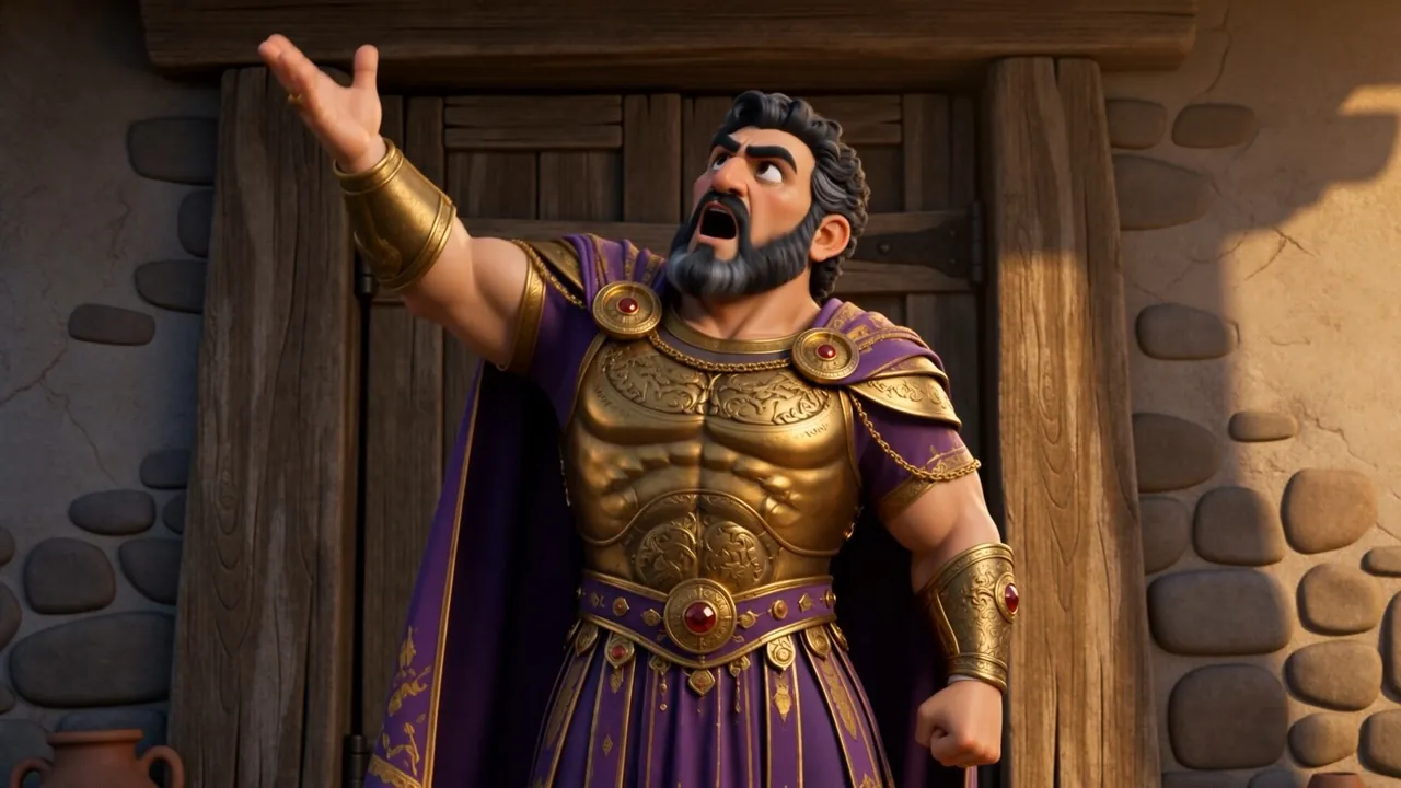 He shouts something about rivers