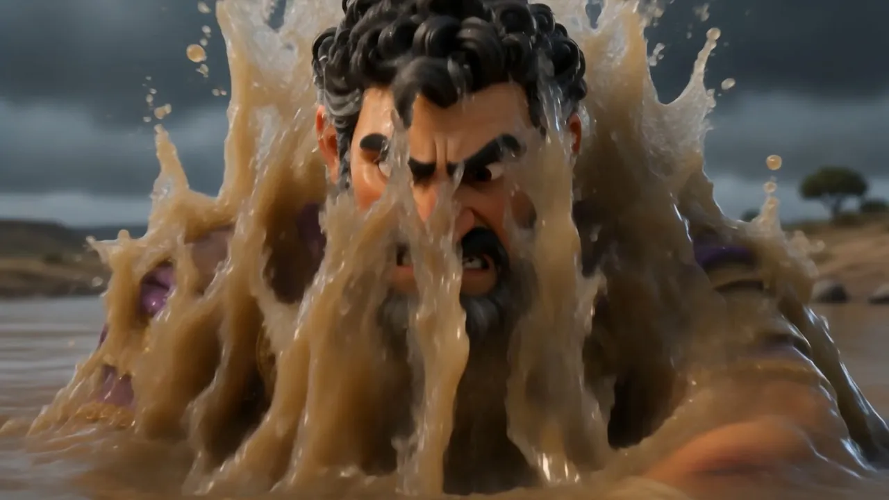 He goes under and comes up furious