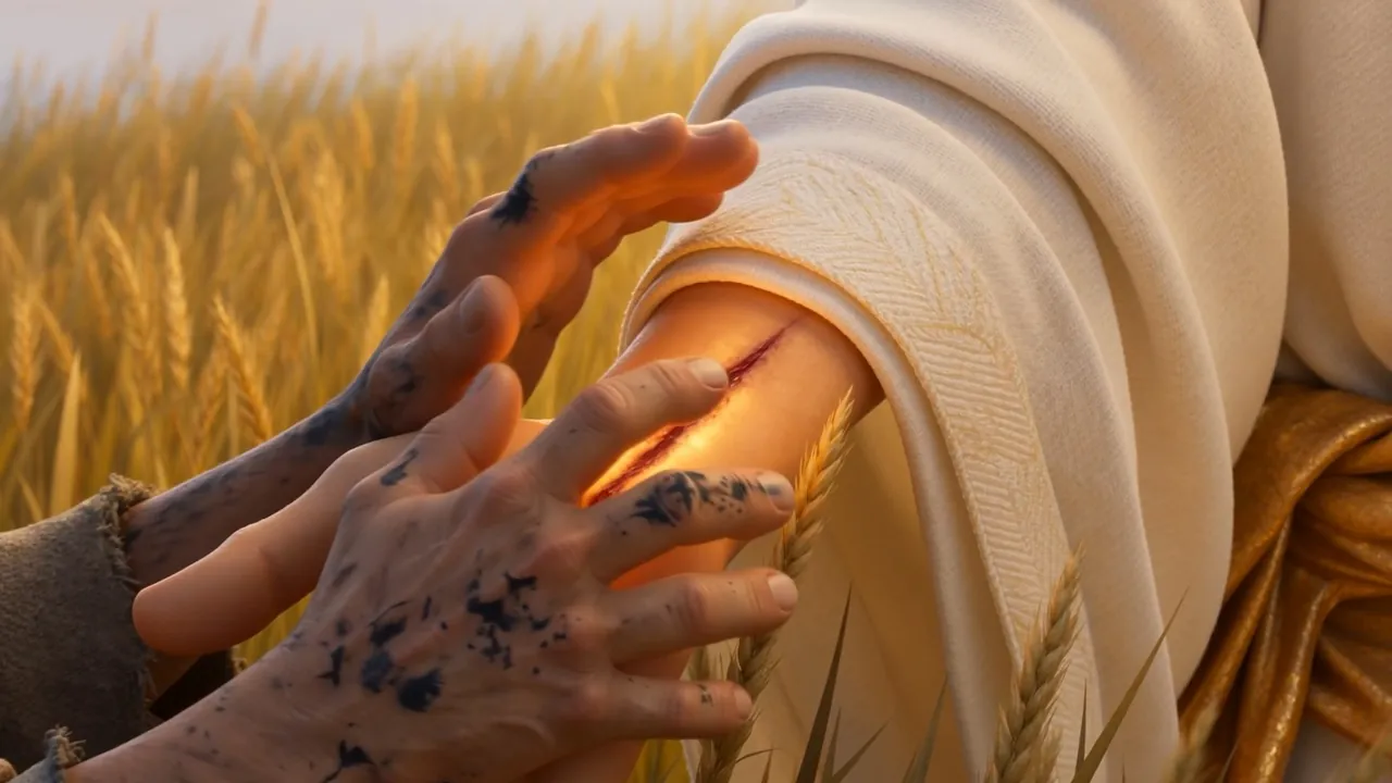 And grip — both hands, holding on to the proof of everything