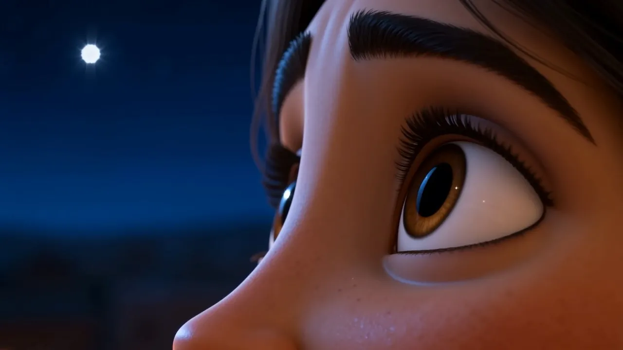 Thyatira, waiting well: the star's point of light, doubled in her steady eyes