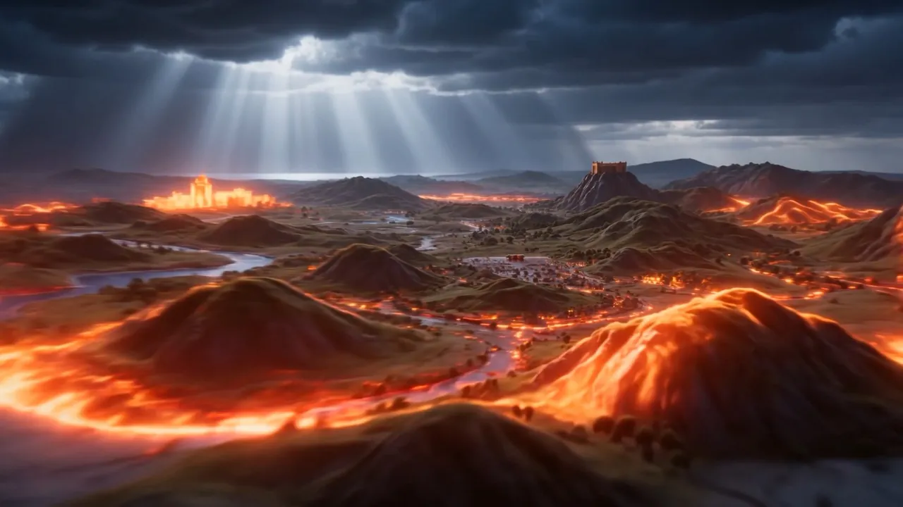 It runs forward, spreads flat — and turns into landscape