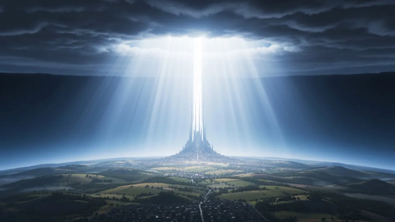 Nowhere dark. Nowhere hidden. Heaven, simply there, the way it had been all along