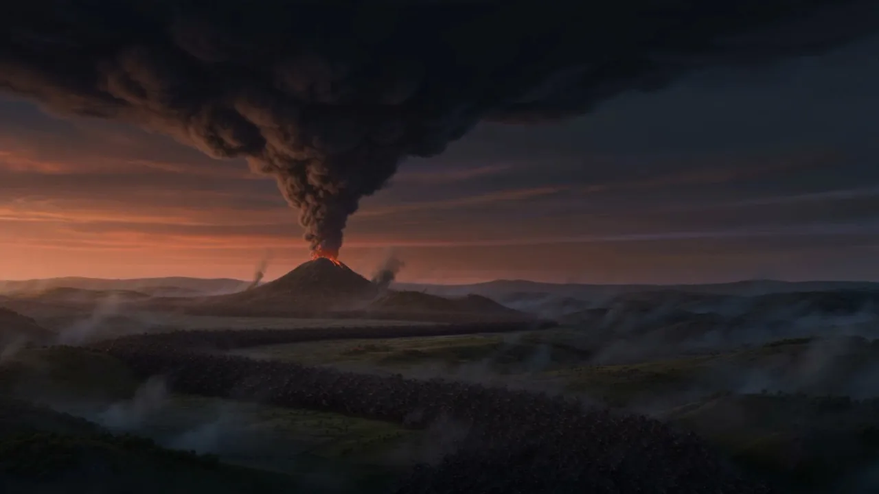 A continent's worth of shadow, crawling