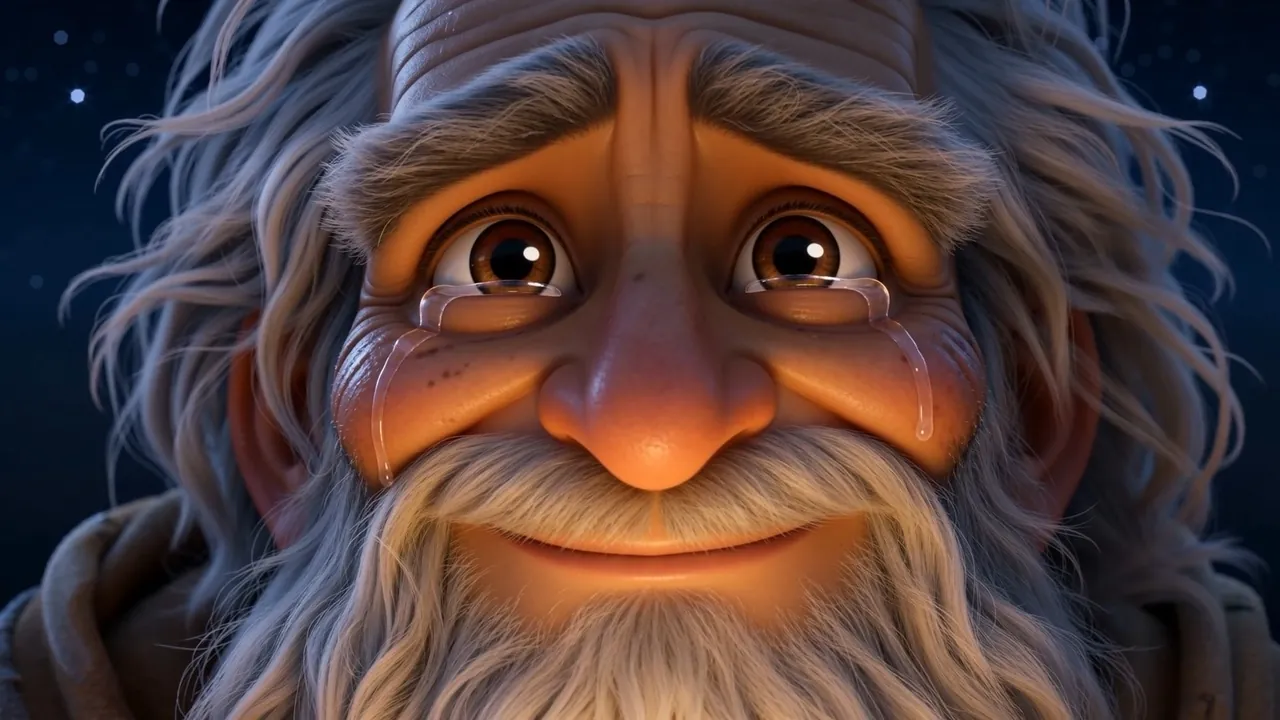 And smiles — slow and full, tears and starlight sharing the same eyes