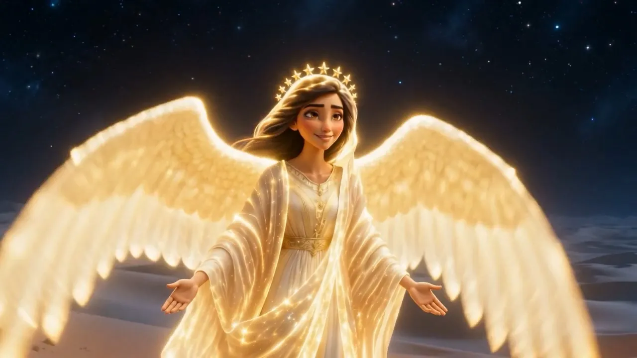 And wings are hers now: an eagle's, spread from her shoulders like a second dawn