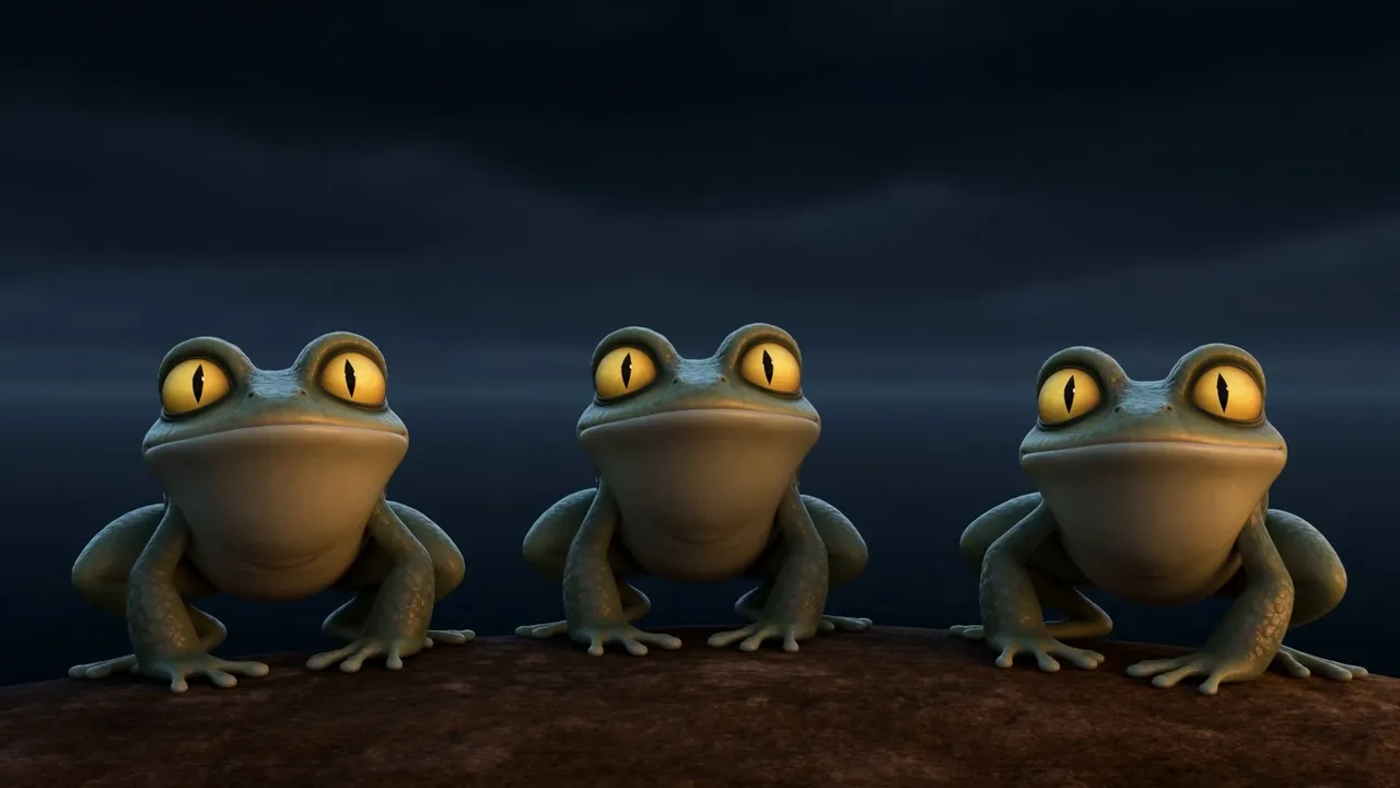 Three of them now, righting themselves, lamp-yellow eyes turning to the horizon as one